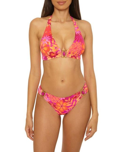 Becca Red Copacabana Ring Hipster Bikini Bottoms