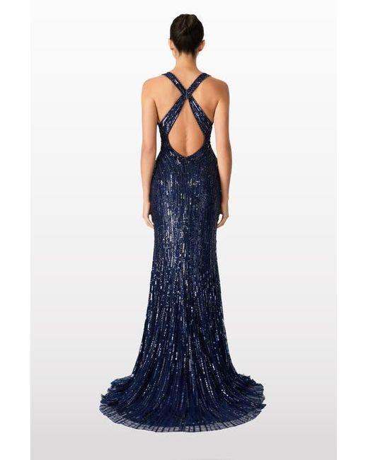 Jenny Packham Blue Luxor Dress