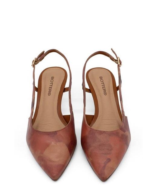 BOTTER Brown Botolivia Legacy Pointed Toe Slingback Pump