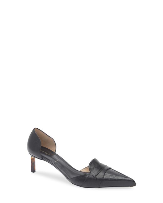 Tom Ford Blue D'Orsay Loafer Pump