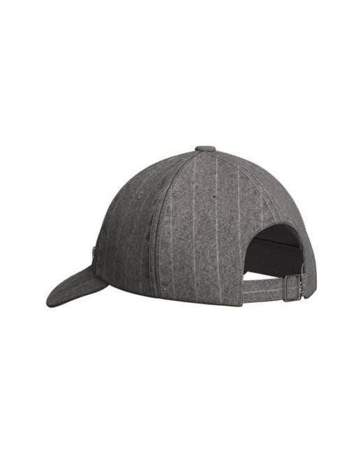 Boss Gray Zed Pinstripe Performance Baseball Cap for men