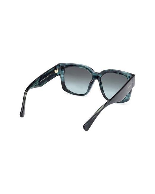 Max Mara Multicolor Glimpse 54Mm Round Sunglasses