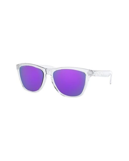 Oakley Purple Frogskins 54Mm Rectangular Sunglasses for men