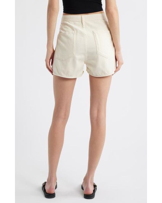 Rag & Bone Natural Nolan Drawstring Denim Shorts