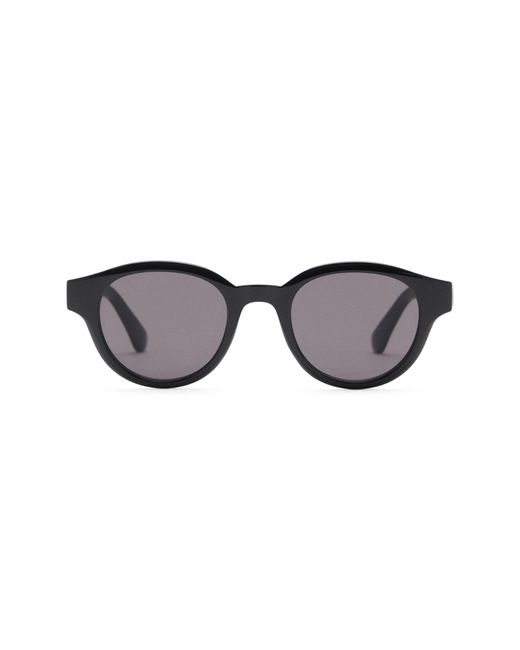 Mango Brown Round Sunglasses