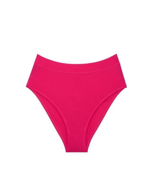 CUUP Pink The Highwaist High Cut Modal Briefs