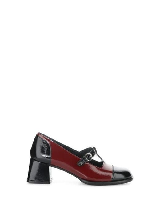 Fly London White Solf T-Strap Pump