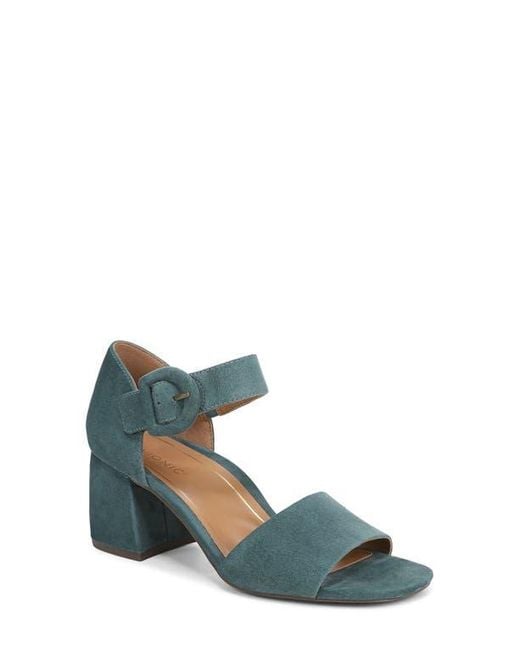 Vionic Blue Chardonnay Block Heel Sandal