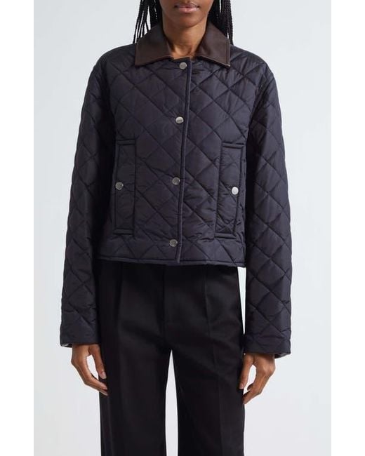 A.L.C. Black Henri Quilted Jacket