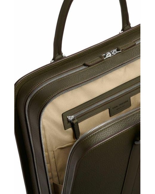 Carl Friedrik Green Palissy Double Briefcase