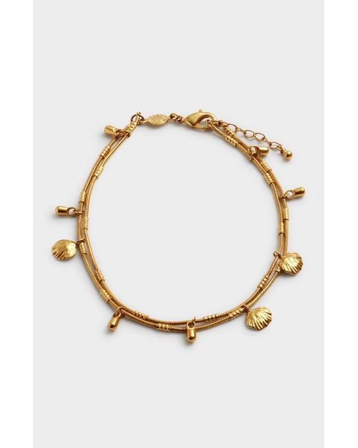Katie Loxton White Cochellia Anklet