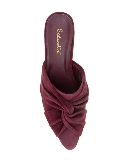 Splendid Purple Lanis Block Heel Mule