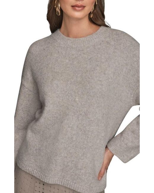 Donna Karan Gray Crewneck Sweater