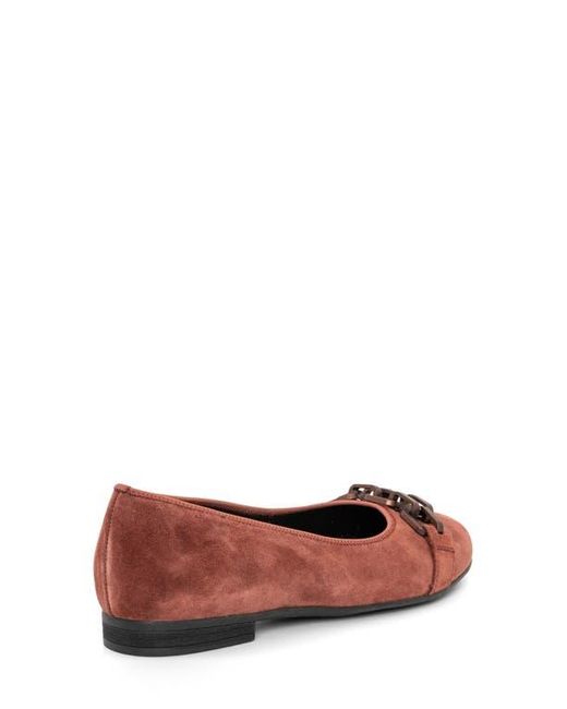 Ara Brown Scout Chain Ballet Flat
