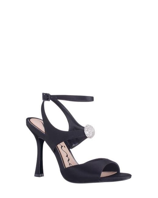 Nina Blue Dahlia Ankle Strap Sandal
