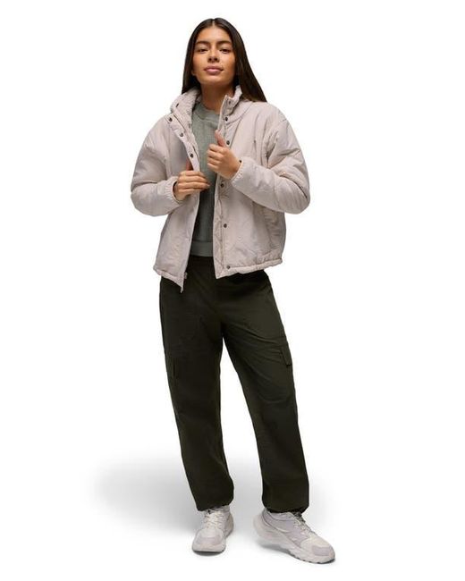 Prana Gray Encinitas Quilted Jacket