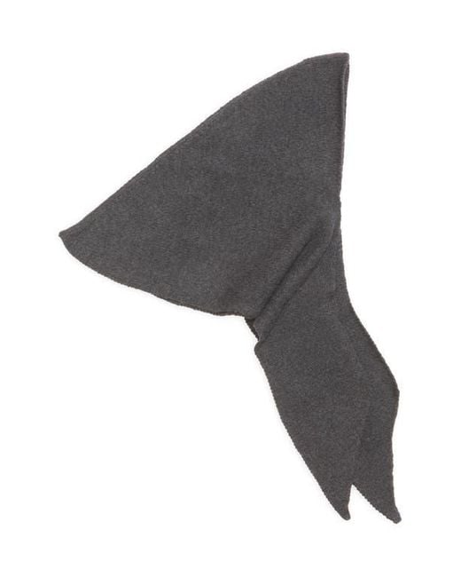 Nackiyé Women's Black Queen's Guard Hooded Merino Wool & Cashmere Scarf