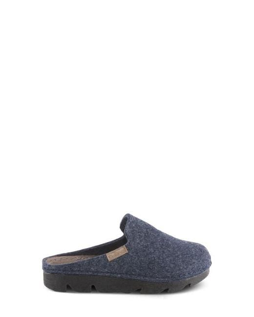 Flexus by Spring Step Blue Cloggish Mule
