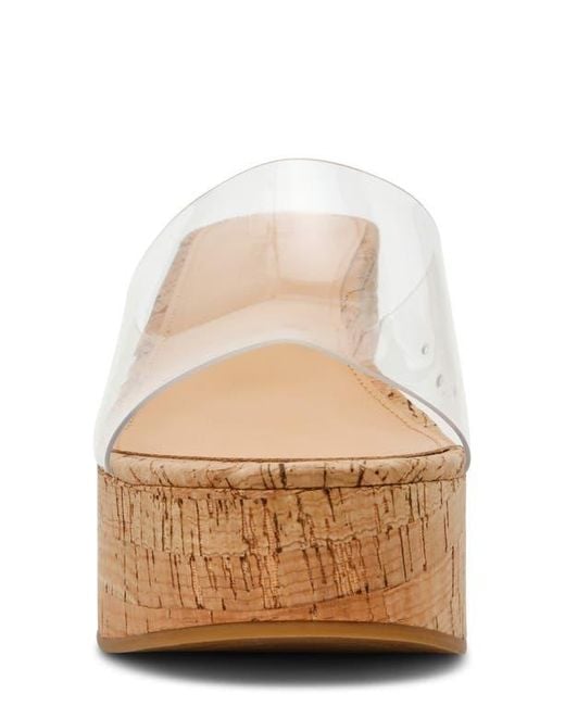 Steve Madden Natural Trippy Platform Sandal