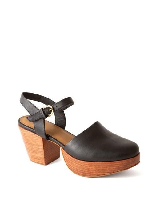 Fortress Black Willow Mary Jane Platform Clog