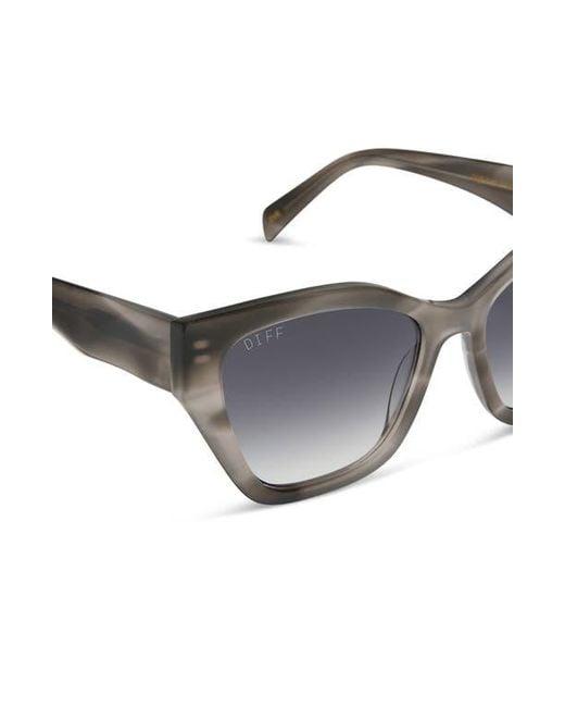 DIFF Gray Evie 54Mm Cat Eye Sunglasses