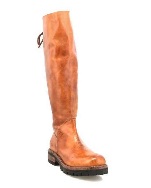 Bed Stu Orange Scope Knee-High Boot
