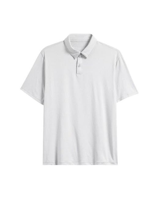 Zella White Dynamic Train Polo for men