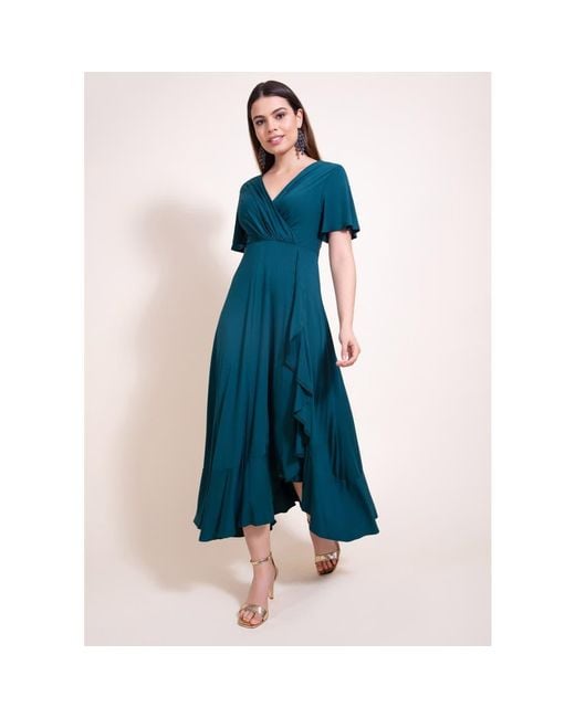 Alie Street London Blue Waterfall Dress