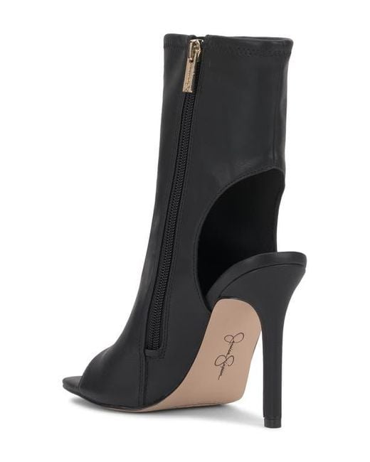 Jessica Simpson Ozoria Open Toe Bootie in Black Lyst