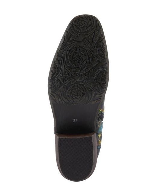 Spring Step Blue Rodeoqueen Knee High Western Boot