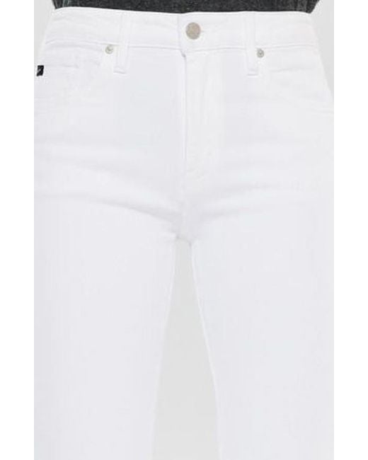 Kancan White Paulina High Rise Bootcut Jeans
