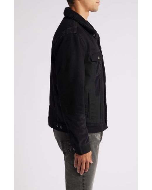 Levi s Type 3 Corduroy High Pile Fleece Lined Trucker Jacket in Black for Men Lyst