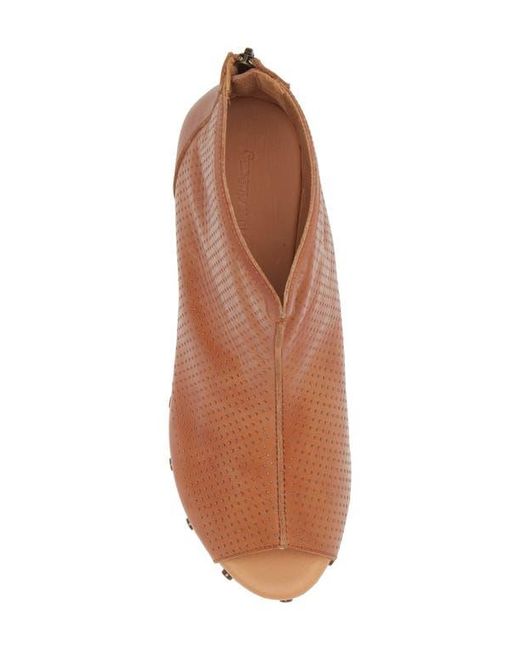 Chocolat Blu Brown Goa Peep Toe Pump