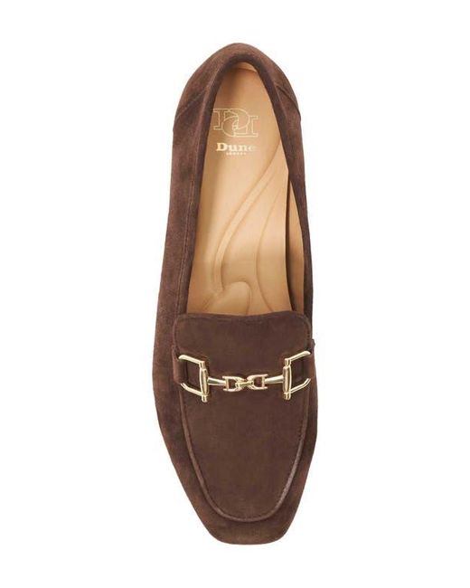 Dune Brown Grained Bit Loafer