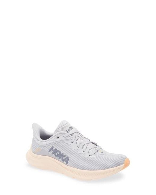 Hoka One One White Solimar Running Shoe