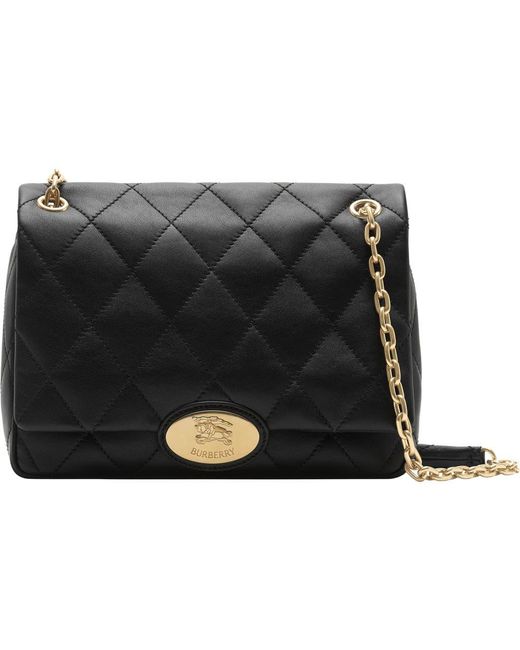 Burberry Medium Strand Bag in Black | Lyst