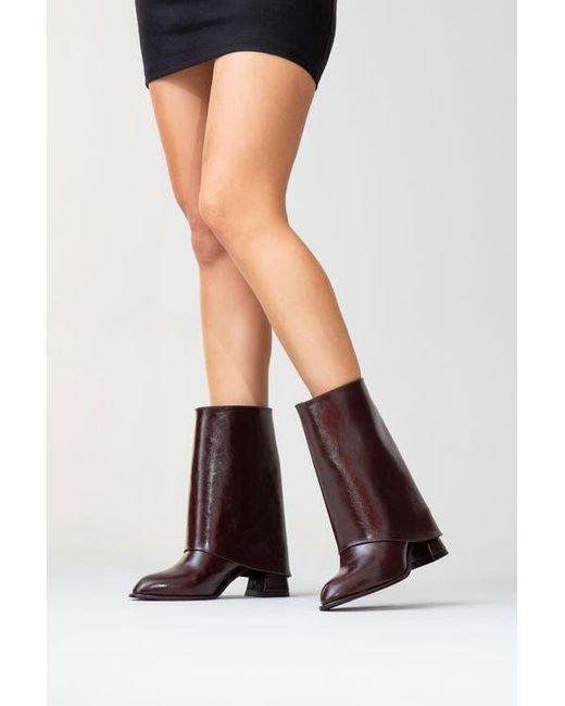 Prologue Shoes Brown Ellas Chunky Heel Boot