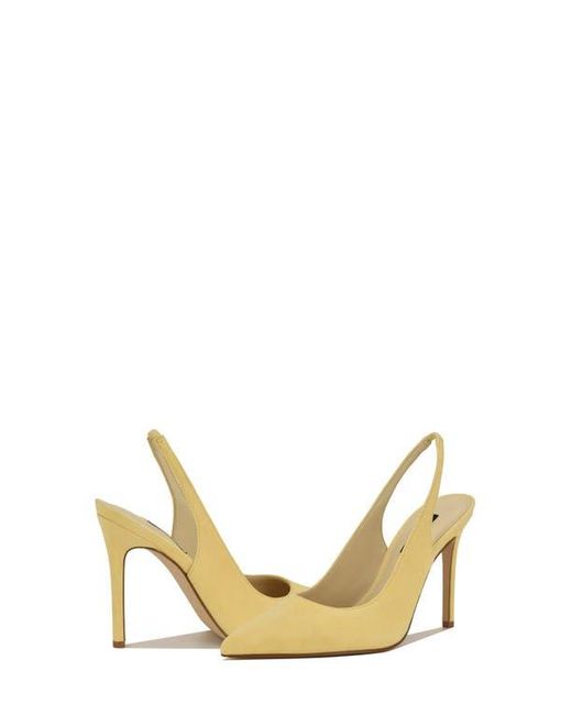 Nine West Metallic Feather Slingback Pump