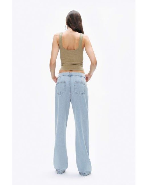 Nocturne Blue Printed Detail Crop Top