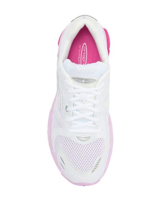Saucony White Progrid Triumph 4 Sneaker