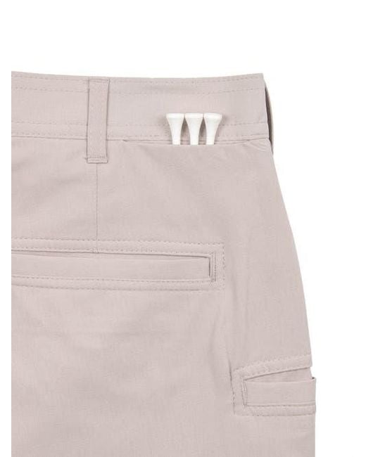 Con.struct Natural Regular Fit Solid Flat Front Recycled Performance Golf Pants for men