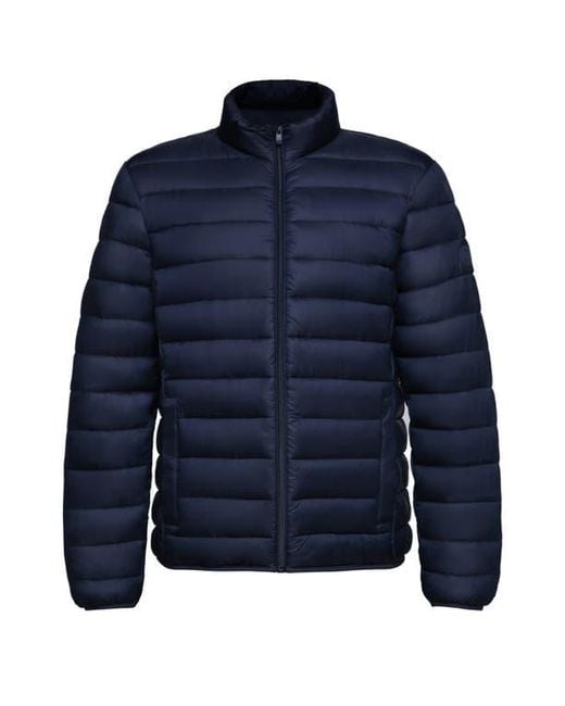 Rokka&Rolla Blue Lightweight Packable Puffer Jacket for men