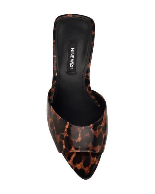 Nine West Black Hather Sandal