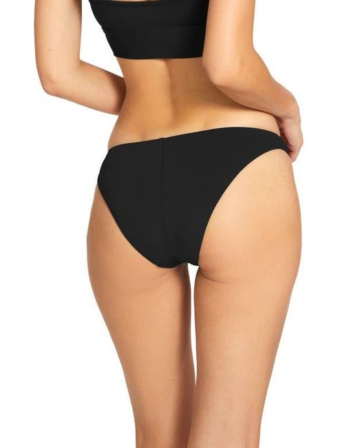 Robin Piccone Black Ava Bikini Bottoms
