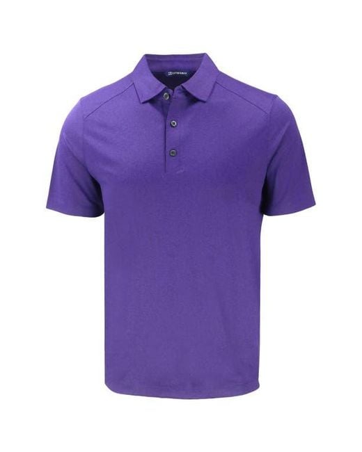 Cutter & Buck Purple Forge Recycled Blend Polo for men
