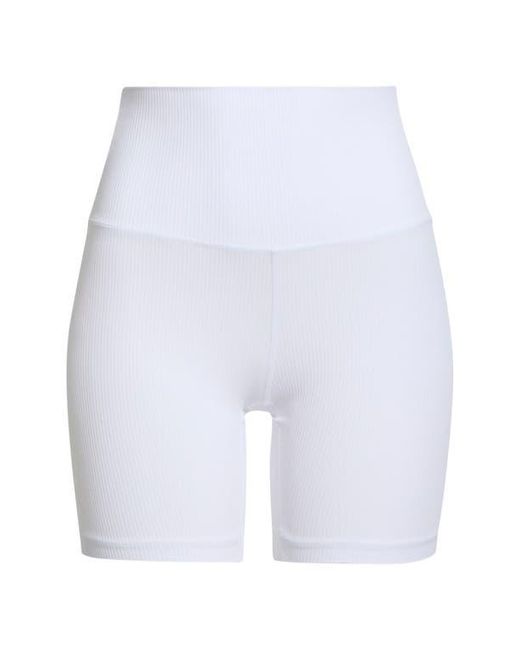 Mpg White Ribbed Shorts