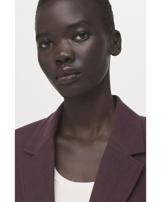Mango Purple Suit Blazer