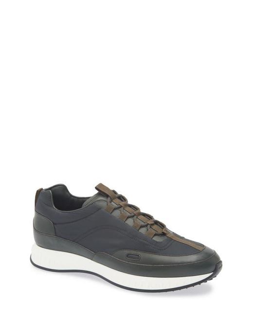 John Lobb Gray Laced Stream Sneaker for men