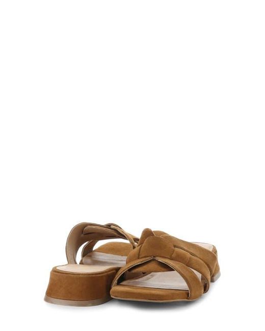 Bos. & Co. Brown Ellis Slide Sandal