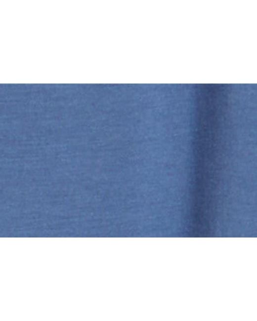 Daniel Buchler Blue Stretch Modal & Silk Blend Pajama Pants for men